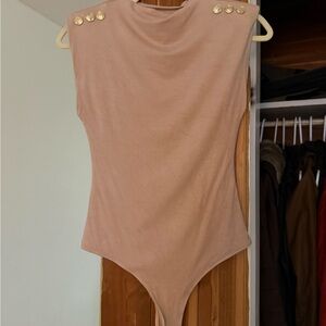 Holland Cooper Harper Bodysuit - camel